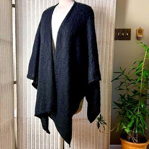 Steve Madden Shawl Wrap in Darkest Charcoal